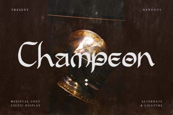 Champeon: A Medieval-Inspired Font for Editorial Design