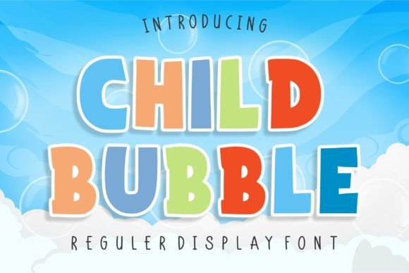 Child Bubble: A Playful Font for Creative Projects