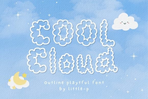 Cool Cloud: A Playful Font for Creative Branding