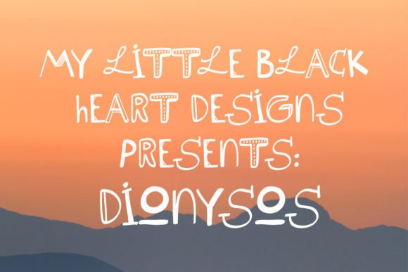 Dionysos Font for Business Branding