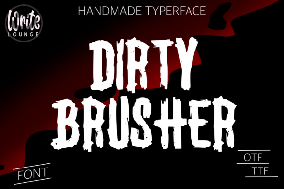 Dirty Brusher: A Spooky Serif for Bold Editorial Design
