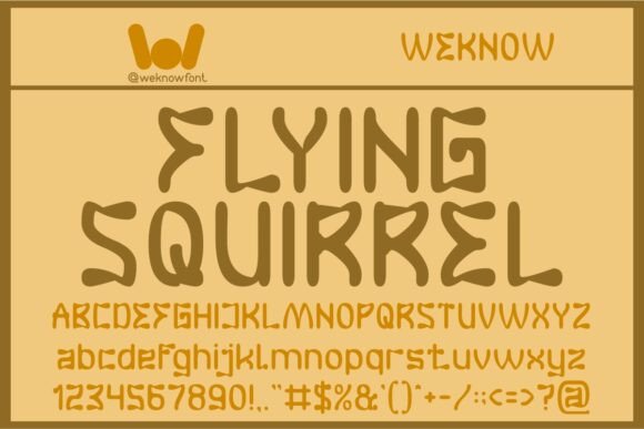 Flying Squirrel Font Review: Quirky and Fun for Branding