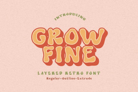 Grow Fine: A Display Font for Bold Branding