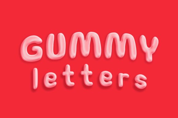 Gummy Letter: A Playful Display Font for Creative Projects