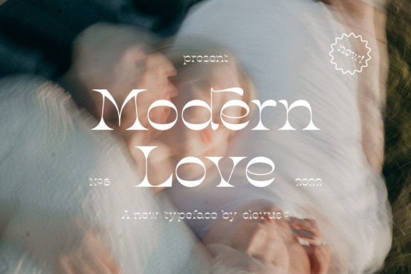 Modern Love: A Delicate Display Font for Editorial Design