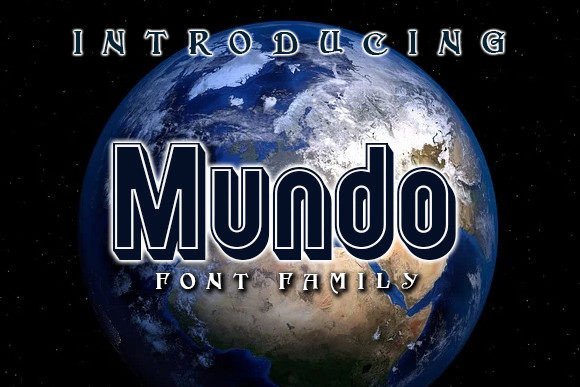 Mundo: A Display Font for Web Design and Branding