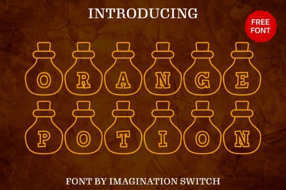 Orange Potion: A Display Font for Modern Web Design
