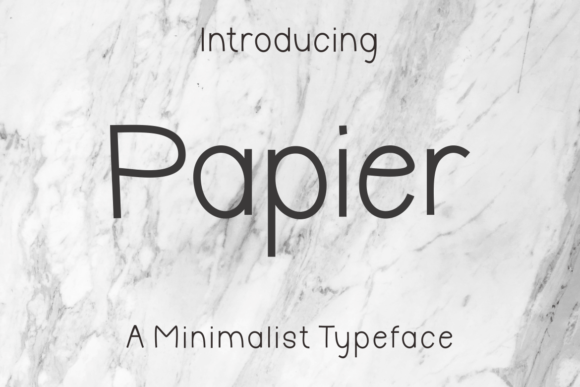 Papier Display Font Review
