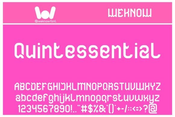 Quintessential: A Tech-Sci-Fi Font That Elevates Digital Branding