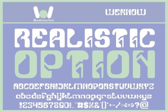 Realistic Option: A Font That Speaks Clearly