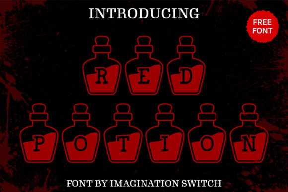 Red Potion: A Creative Font for Handmade Labels and More