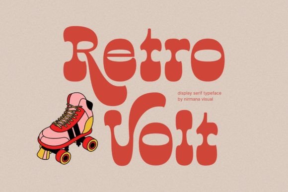 Retro Volt Display Font for Web Design