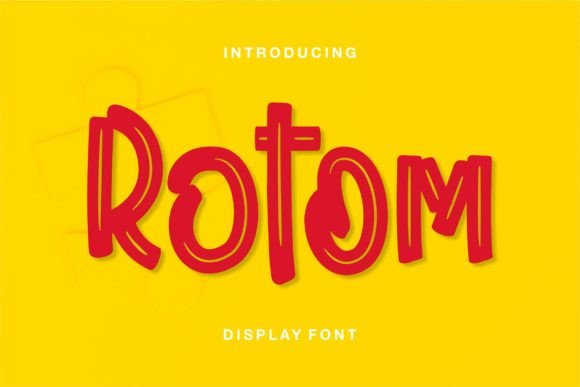 Rotom: A Bold Display Font for Eye-Catching Campaigns