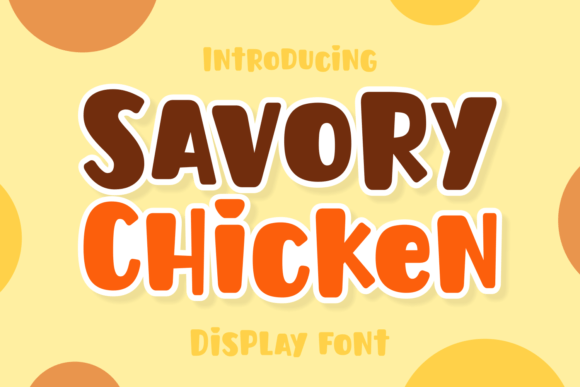 Savory Chicken Font for Bold Branding