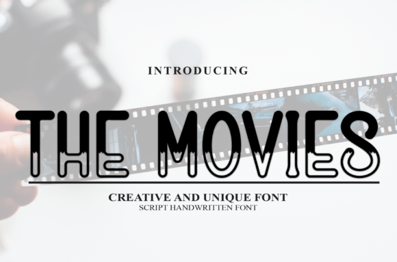 The Movies Font for Web Design: A Playful Display Typeface