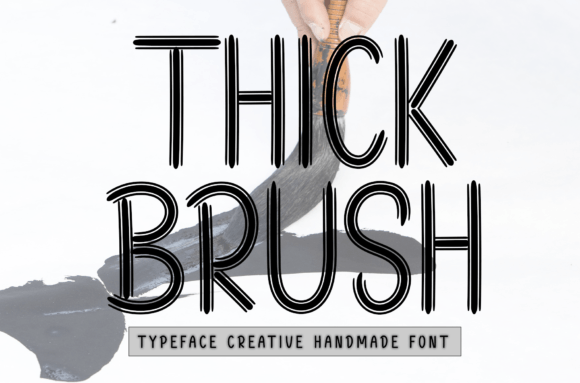 Thick Brush: A Font That Adds Personality to Branding